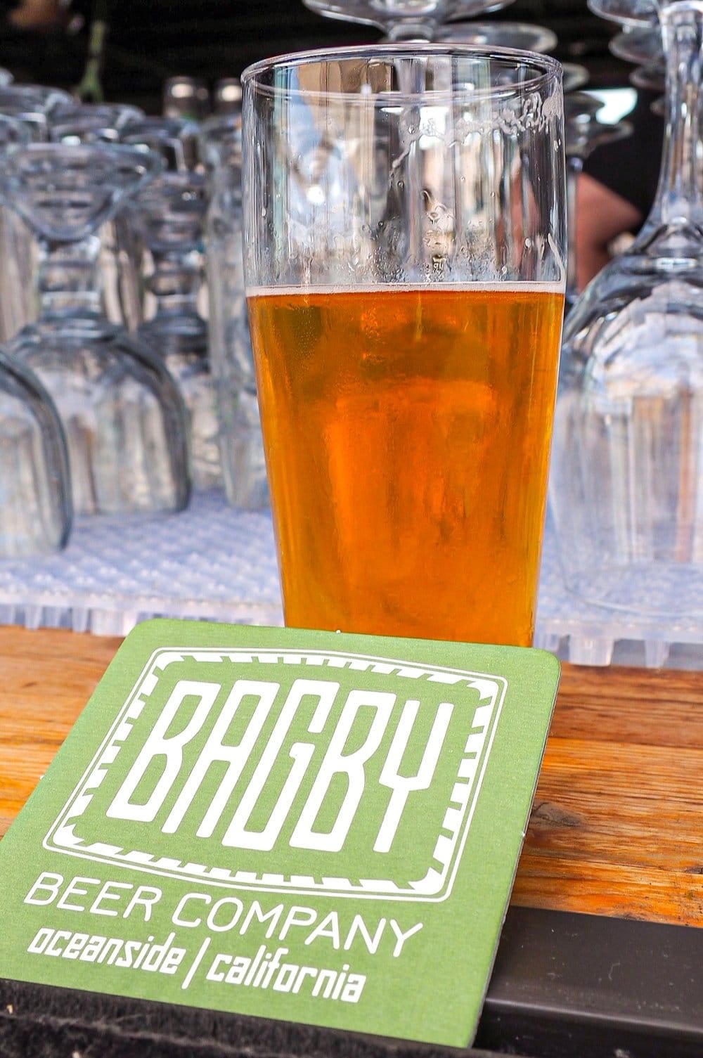 The rooftop patio bar at Bagby Beer Co. in Oceanside. Is there a better place to enjoy a summer afternoon?