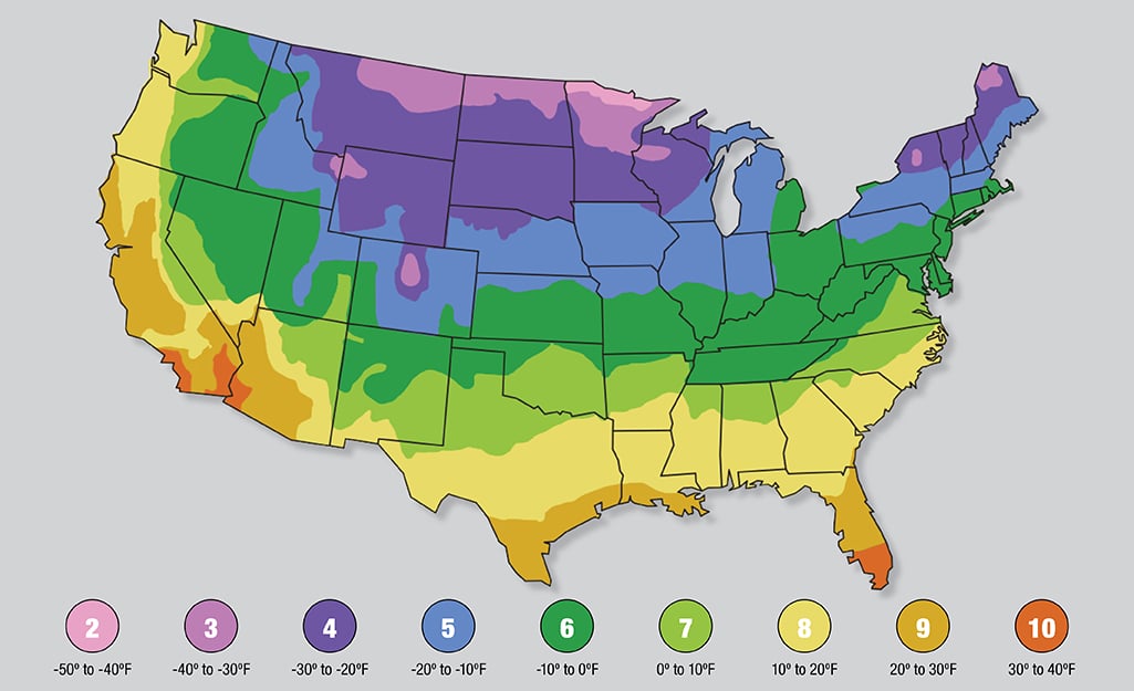 Find Your USDA Gardening Zone Section 2A 